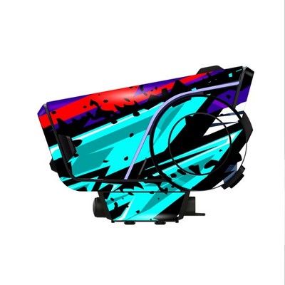 For Sena 60S Device Protection Decal Sticker 1pc L70 Abstract Turquoise Red