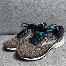 Brooks Launch 5 Mens Running Shoes Multicolor Knit Black 1102771D093 Size 12