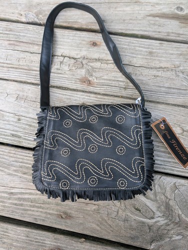 Vintage '90s Y2K Finna Firenze WaveRunner Mini Bags Leather Shoulder Bag