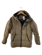 WILDTHINGS SNUG DOWN PARKA, Size S, Nylon, Brown, WT19108N