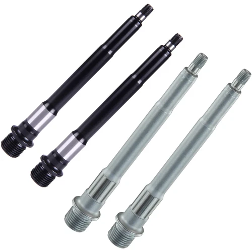 DMR V11/Vault Pedal Axles Replacement Spare Spindles Pair 9/16" Black Silver New