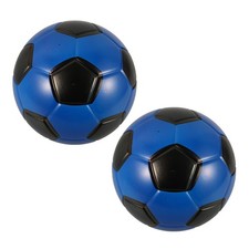 2 mini palloni da calcio in schiuma - Palline sportive in spugna morbida per