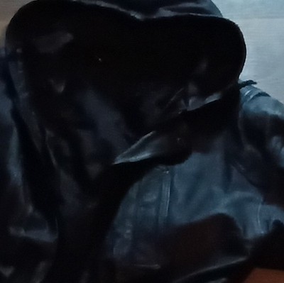 D.A.R. Men's Black Leather Bomber Jacket Zip-Up Lined Size XL (44 in)