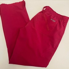 Greys Anatomy Barco Womens Scrub Pants Fuchsia Pink Size Small