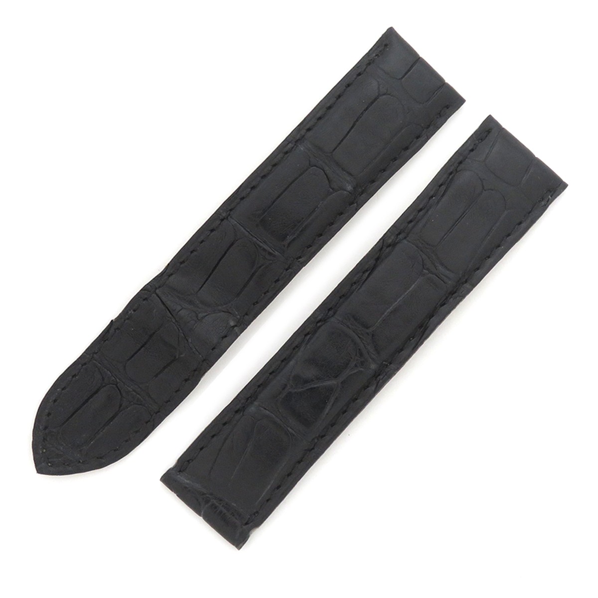 Cartier Genuine D Buckle Strap 18Mm Black Men'S Watch