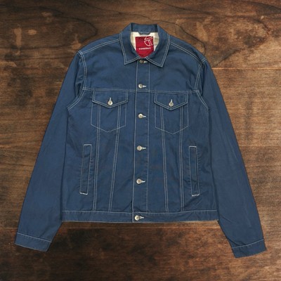 Time Out Denim Workwear Jacke dicke Nähte Herren Large Utility Y2K Chore Vintage
