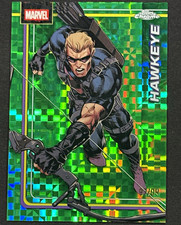 2026 Topps Chrome Marvel Hawkeye #47 Green X-Fractor 97/99