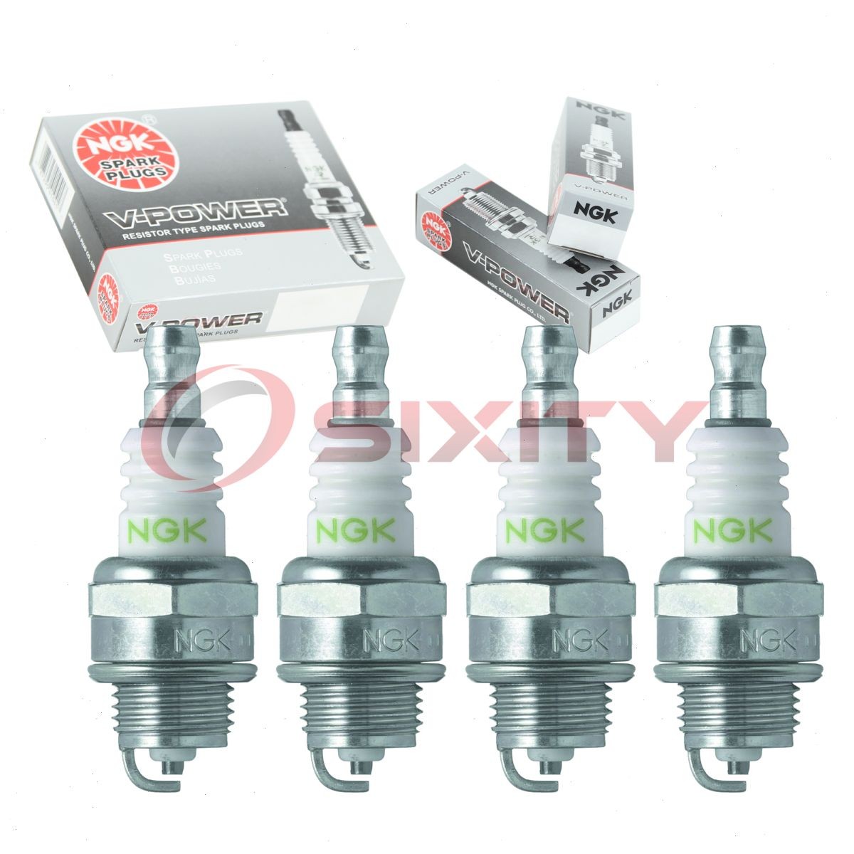 4 pc NGK 4562 BPM6Y V-Power Spark Plugs for XST2976DP XST2976 CJ8Y 90114 za