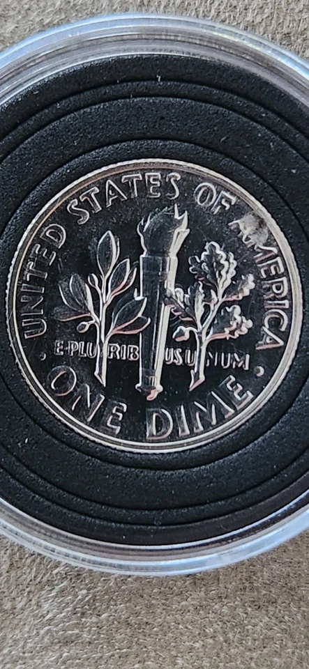 ***RARE*** 1955P Sliver Dime Error Uncirculated - Image 3 of 4