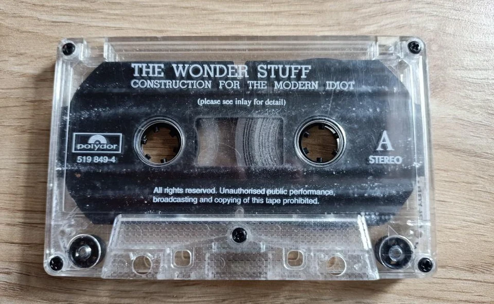The Wonder Stuff : Never Loved Elvis ( Cassette Tape ) - Image 4 of 4