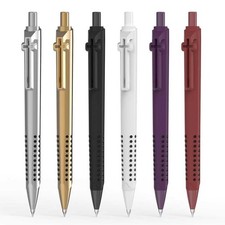 6 Pack Bible Journaling Gel Pens, 0.7mm Black Ink Retractable with Cross Clip...