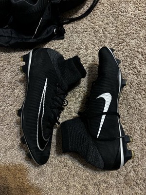 Nike Mercurial superfly 5 Elite FG all black sz10 m /hypervenom/f50/phantom/copa