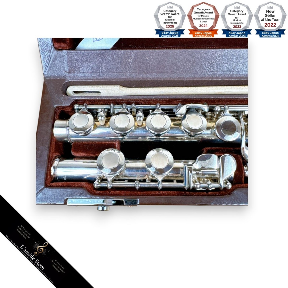 Miyazawa PCM300 Silver Flute A:442 PCM Alloy silverplated