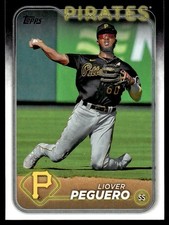 Liover Peguero 2024 Topps #542 Pittsburgh Pirates 27288 Baseball Card