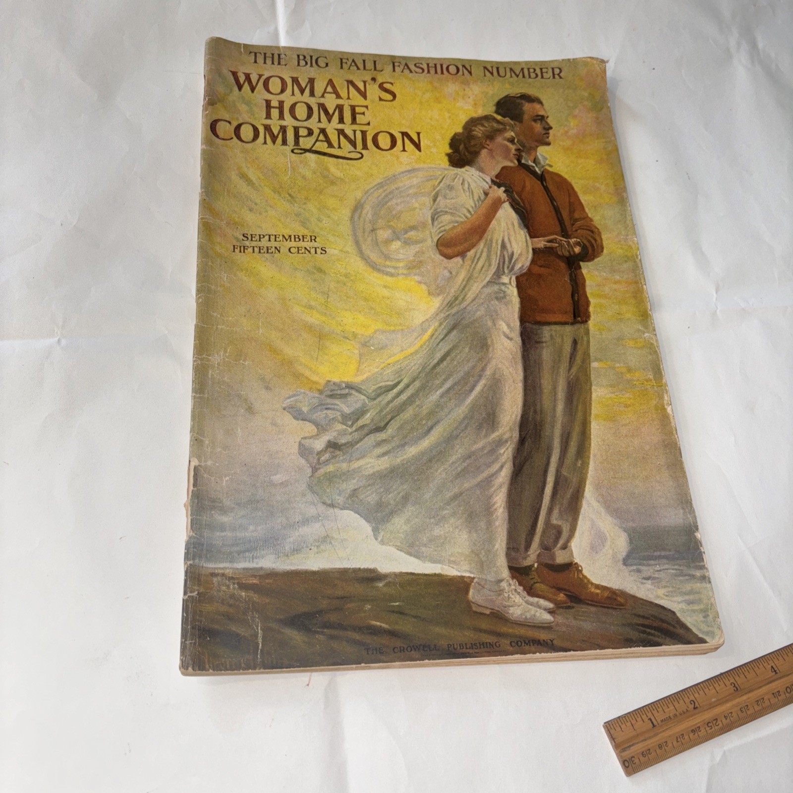 Woman's Home Companion - , September 1909, couple by the sea