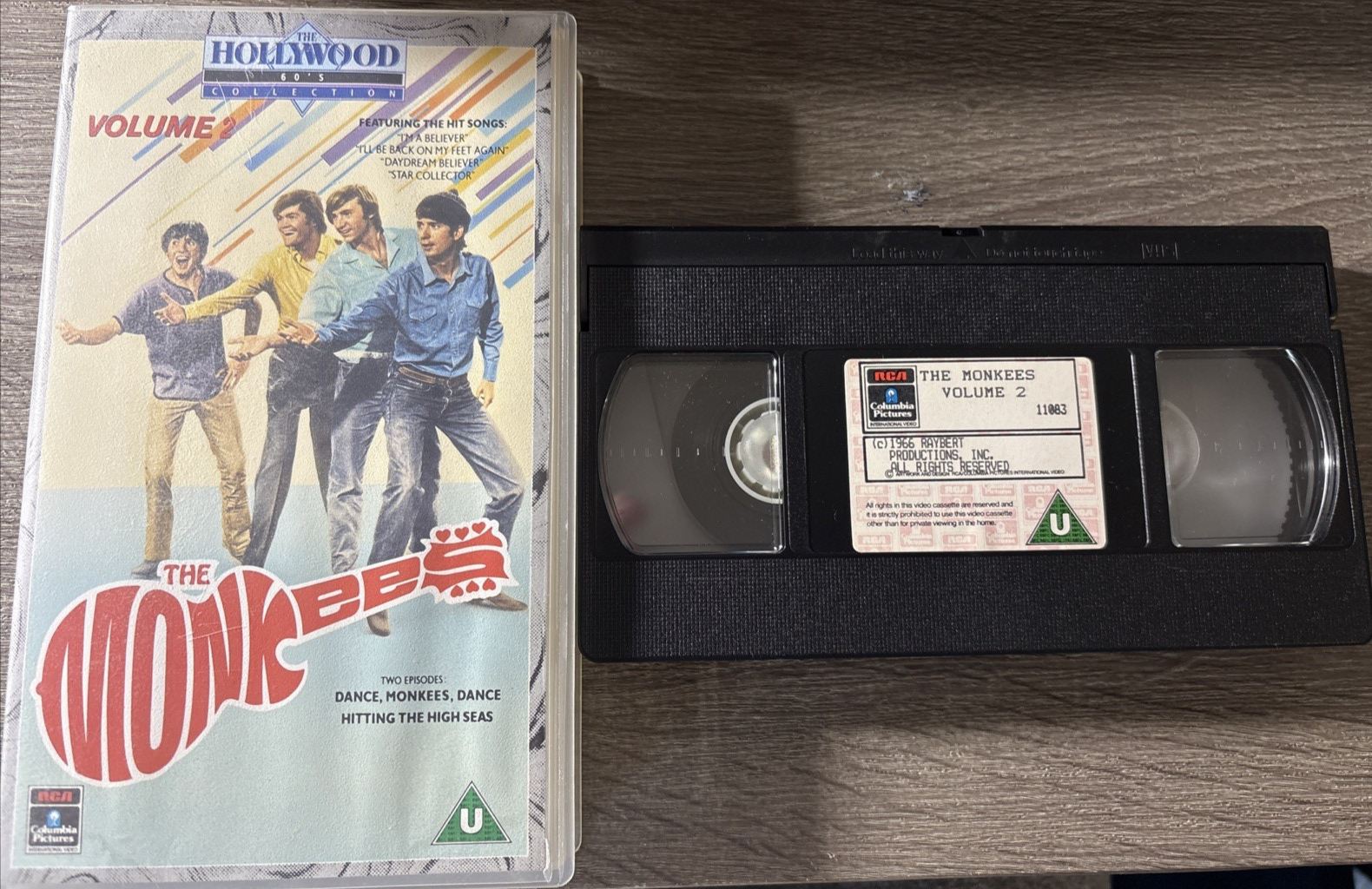 THE MONKEES - Volume 2 Television Series  :  VHS Video - Columbia Pictures : VG+