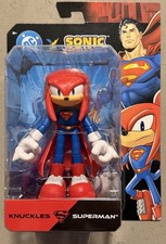 New 2025 DC x Sonic The Hedgehog - Knuckles Superman -  5" Jakks Pacific