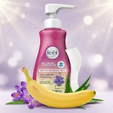 Gel Hair Removal Cream -13.5 Ounce, Sensitive formula with multi E