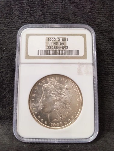 1900 O Morgan Silver Dollar NGC MS64 Reverse Toning