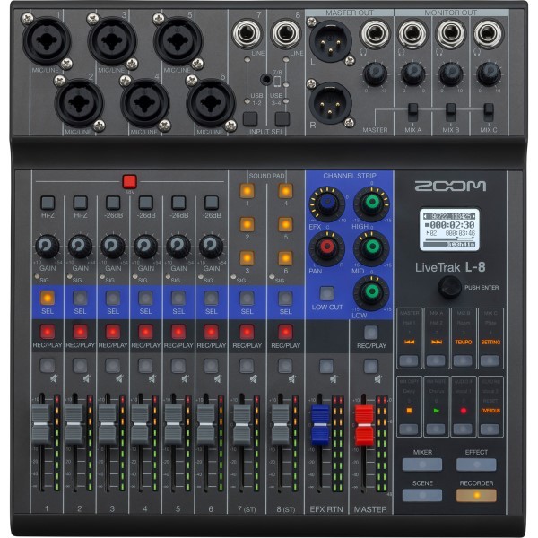 Zoom L-8 LiveTrak Neu 86590₽