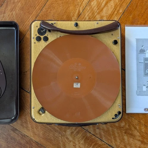 Vintage Assmann Dimafon, Röhren-Magnetplatten-Recorder Gerät (à la Hainbach)