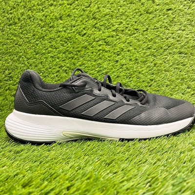 Adidas GameCourt 2 Mens Size 10.5 Black White Athletic Tennis Shoes Sneakers