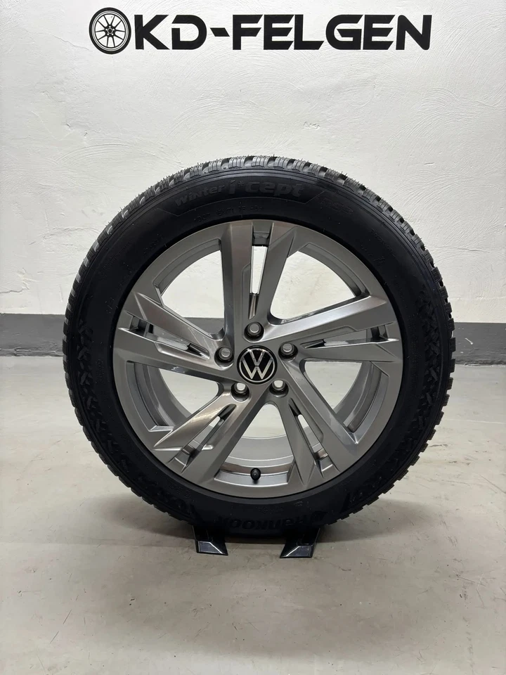 Original VW T-Roc 17 Zoll Winterräder Valencia Alufelgen neu 2GA601025AM Winter - Bild 3 von 4