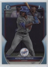 2023 Bowman Draft Chrome Sky Blue Refractor Kendall George #BDC-190 00pj