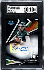 2022 Bowman U Best Payton Thorne Autograph SGC 10 w/10 AUTO