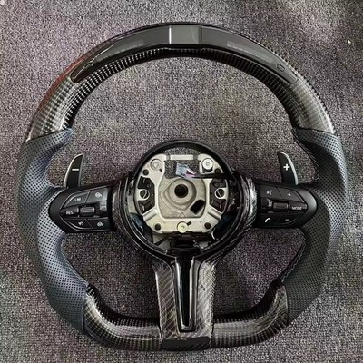 Carbon Fiber LED Steering Wheel For BMW F30 F80 F15 F20 M2 M3 M4 X5 X6