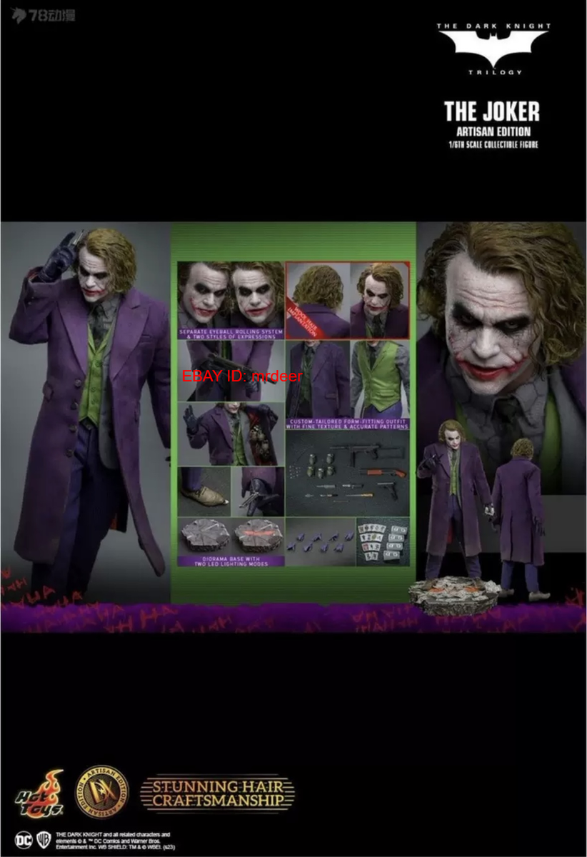 Ht Hottoys DX33 The Joker Artisan Edition 1/6 Scale Action Figures