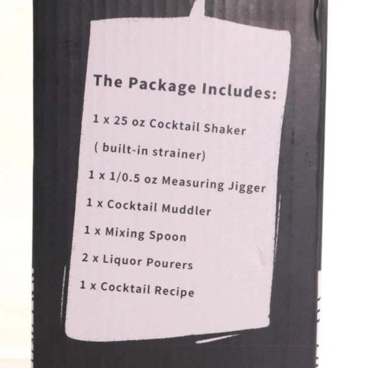 Juego de Coctelera 6 Piezas 25oz Martini Shaker, Acero Inoxidable Foto 2 de 2