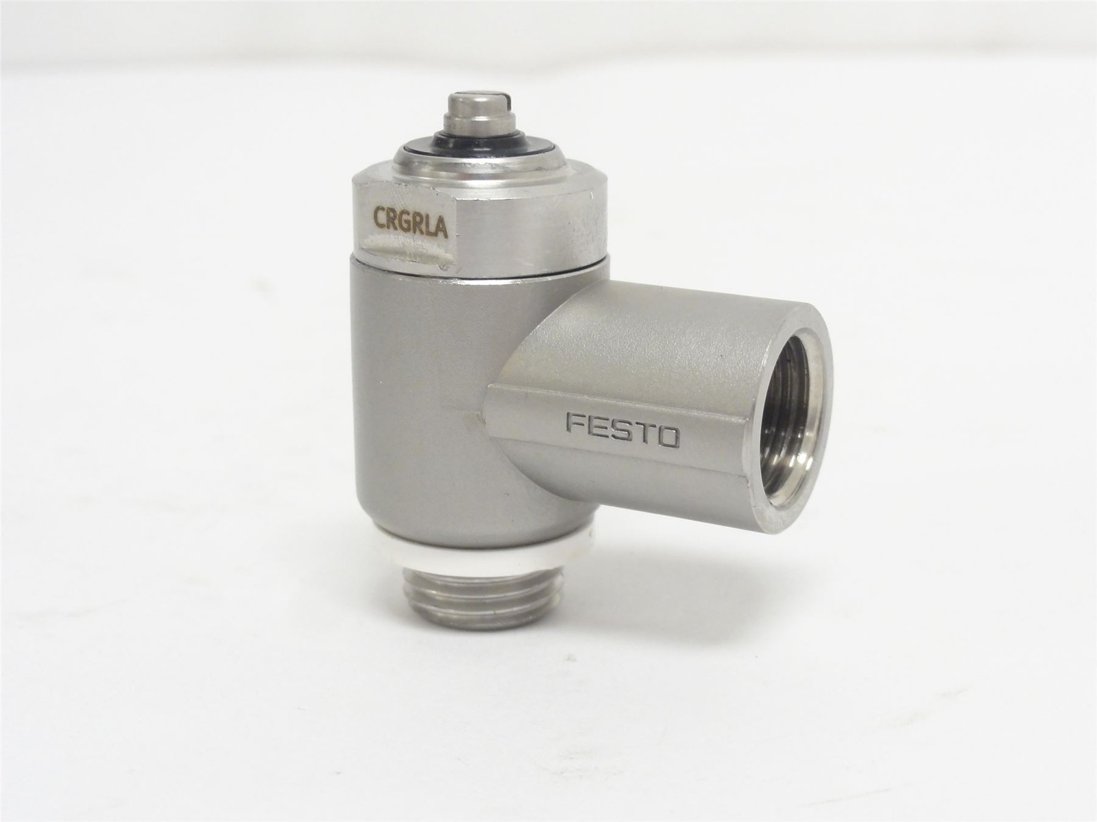 255729 New-No Box; Festo CRGRLA-1/4-B Flow Control Valve 161405; SS; 1/4NPT
