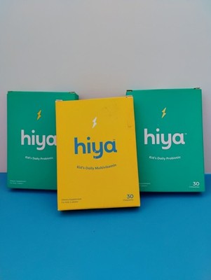 Hiya Kid's 1 Ea Daily Multivitamin (30) & 2 Ea Daily Probiotics (30) Chewables /