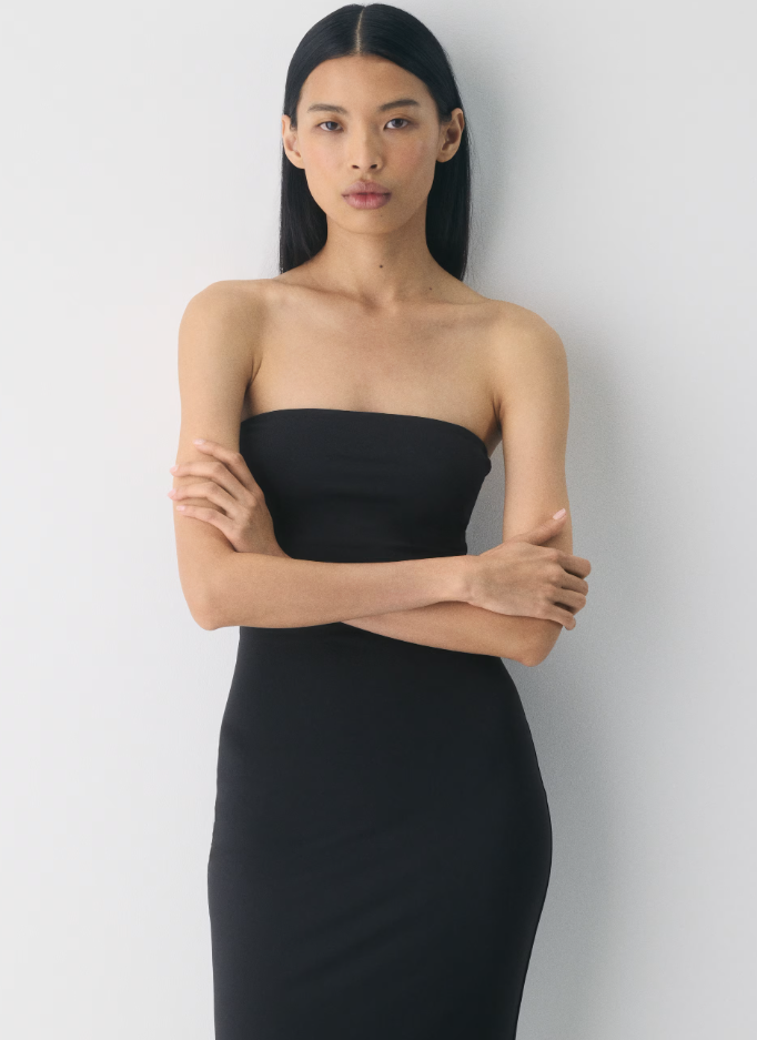 Hot Sale+ Aritzia Original Contour Enrapture Maxi Tube Dress [Pick Shade]