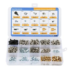 PCIe NVMe M.2 Mounting Screws Computer Screws Motherboard Standoffs Assortmen...