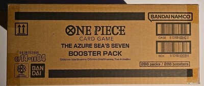 ONE PIECE OP14 THE AZURE SEA'S SEVEN SEALED CASE 12 BOOSTER BOXEN ENG