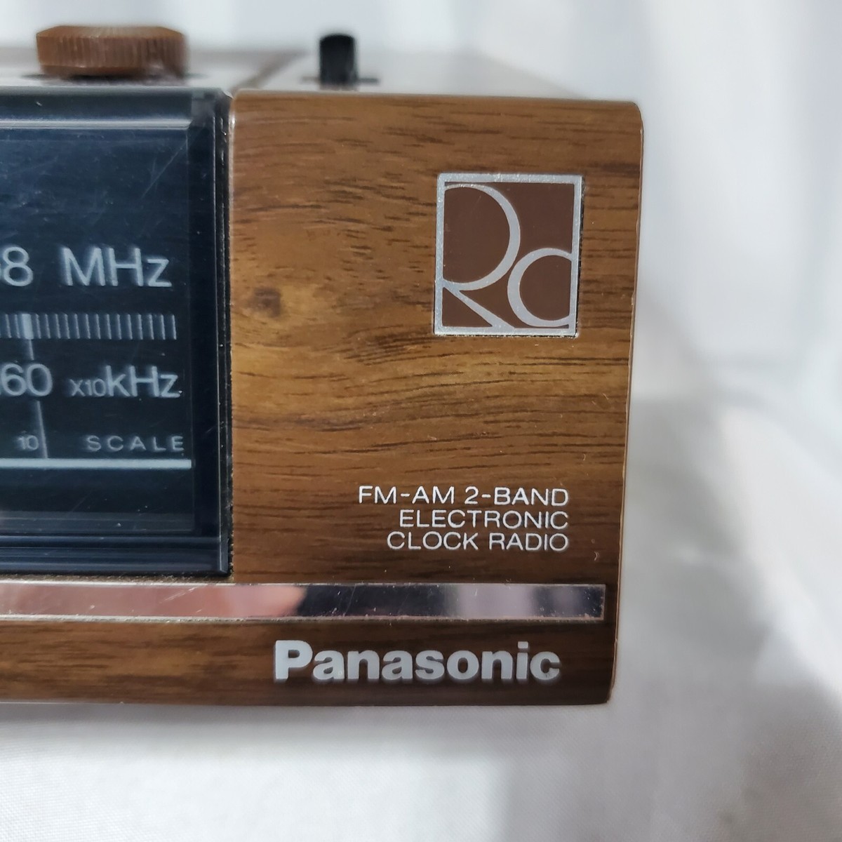 みるく Vintage Panasonic AM/FM Alarm Clock Radio RC-6050 Tested Works | eBay