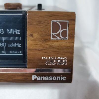 Vintage Panasonic AM/FM Alarm Clock Radio RC-6050 Tested Works | eBay