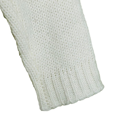 Maglione Forever 21 crema arcobaleno righe panna piccolo oversize crop taglia small - Foto 5 di 6