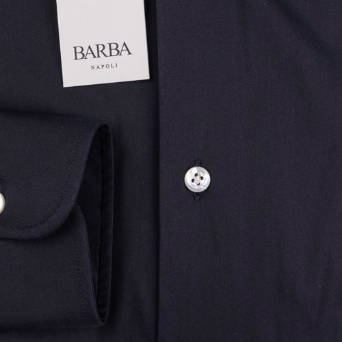 NUEVA CAMISA BARBA NAPOLI ALGODÓN PA EA TALLA 18.5 EE. UU. 46 EU BNSS7 - Imagen 3 de 3