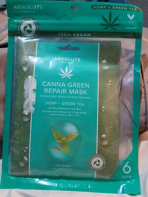 Absolute New York Canna-green Repair Mask 6 Pieces