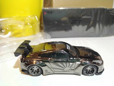 ミニカー MINI GT No84 MINI GT 84 (Box Not Open) Nissan GT-R Black Chrome Dealer no