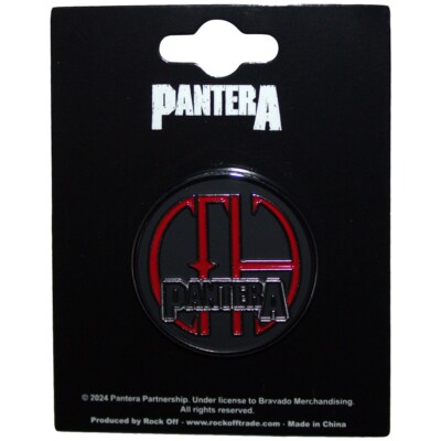 PANTERA Metal Pin Badge: COWBOYS FROM HELL LOGO: Official Merch fan gift £pba