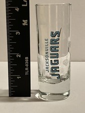 NFL Jacksonville Jaguars  - Logo Etched In Glass - Tall Shot Glass