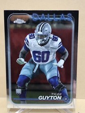 Tyler Guyton 2024 Topps Chrome #299 - RC - Dallas Cowboys - Nice Card