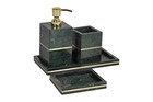 Stylish Green Bathroom Set, Bathroom Bath Set, Bath Accessories (Set of 4)