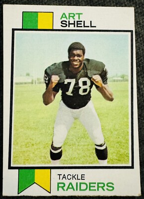 Art Shell 1973 Topps Rookie Card RC #77 Raiders 