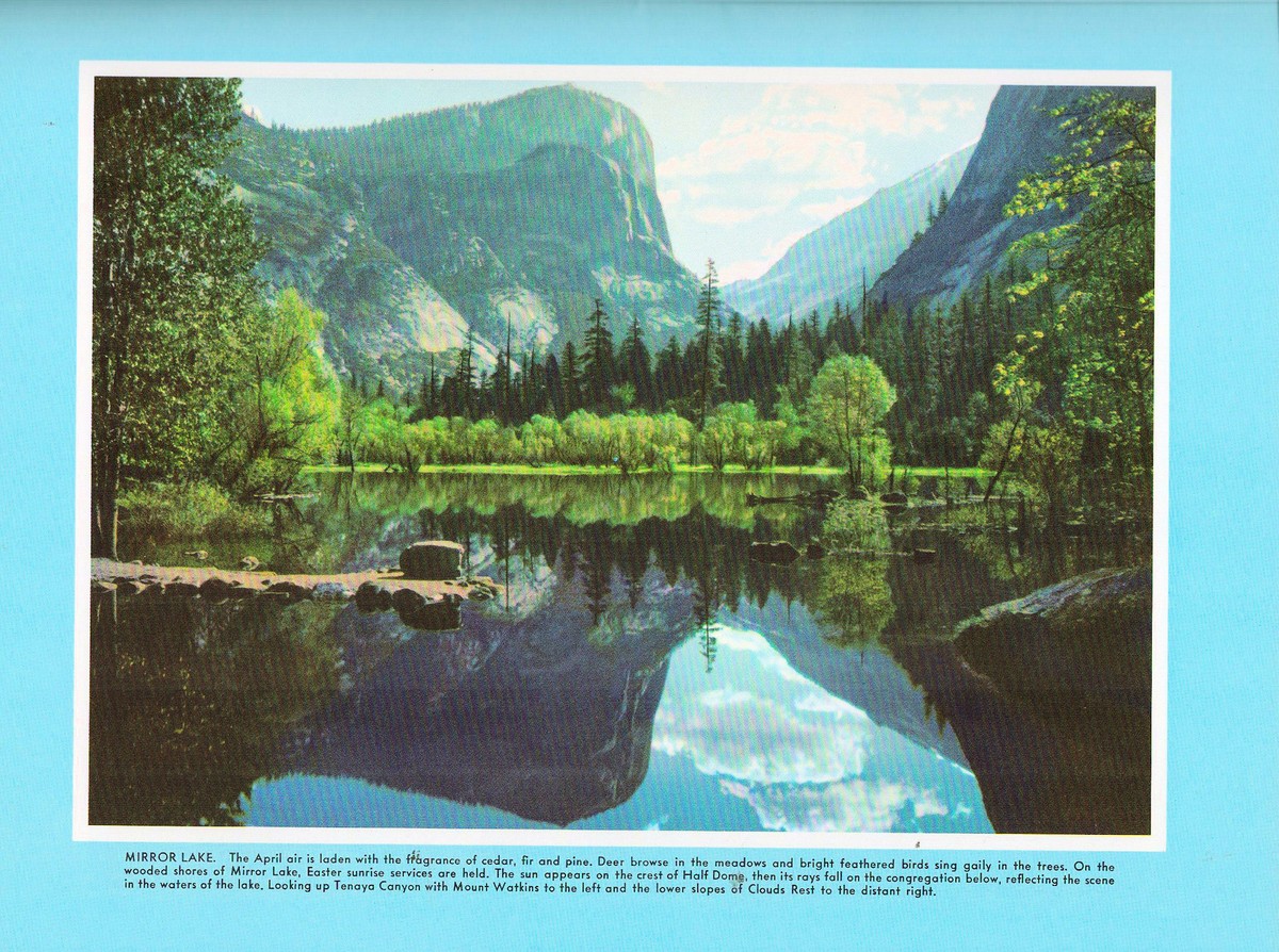 THE YOSEMITE STORY (1965) DISCOVERY NATIVE AMERICANS JOHN MUIR RAILROAD  FIREFALL