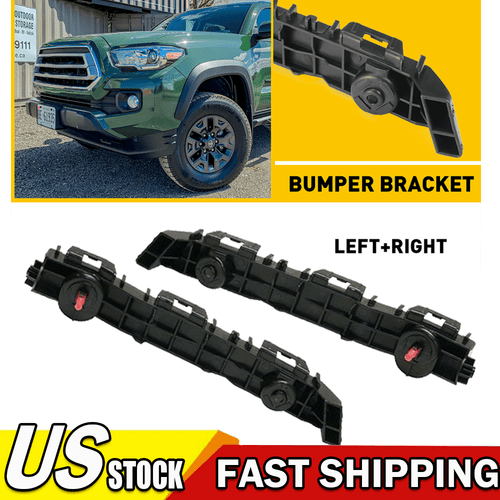 Pair Bumper Bracket Set For 2016-2018 Toyota Tacoma Front Steel - Picture 17 of 20